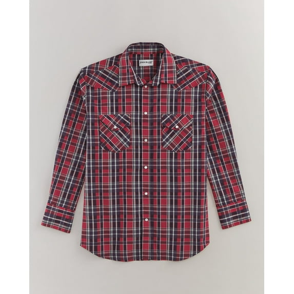Blair Mens John Blair Long-Sleeve Snap-Front Shirt
