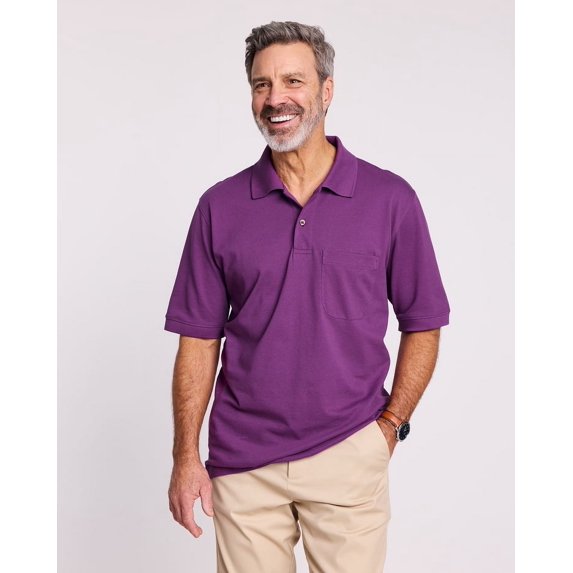 Blair Mens John Blair Short-Sleeve Piqué Knit Polo