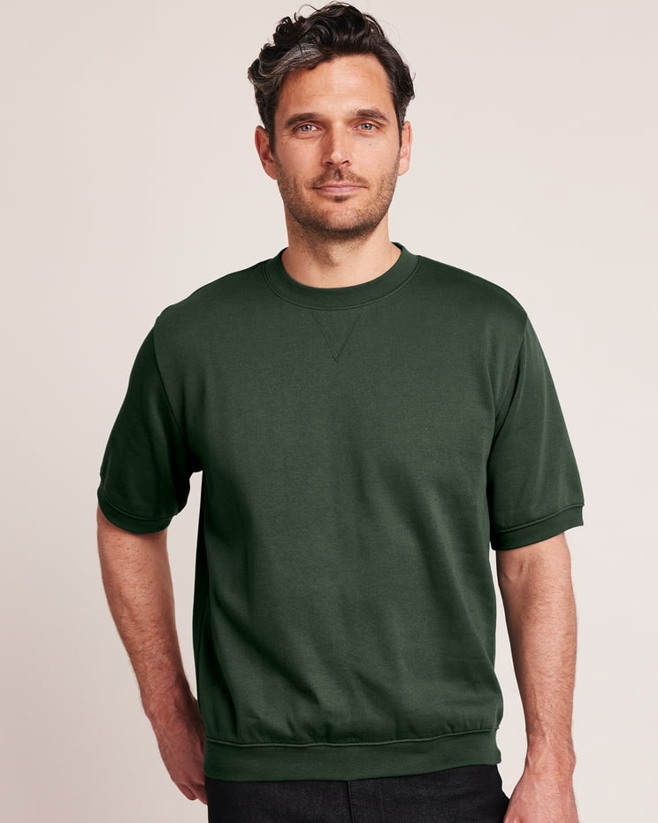 Blair Mens John Blair Supreme Fleece ShortSleeve Sweatshirt