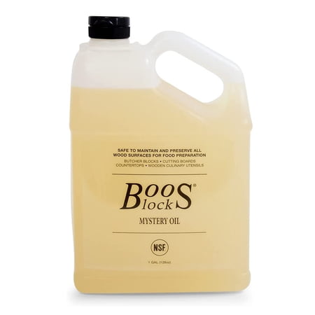 John Boos Block Mystery Oil, Wood Cutting Board Maintenance Care, 128 Oz