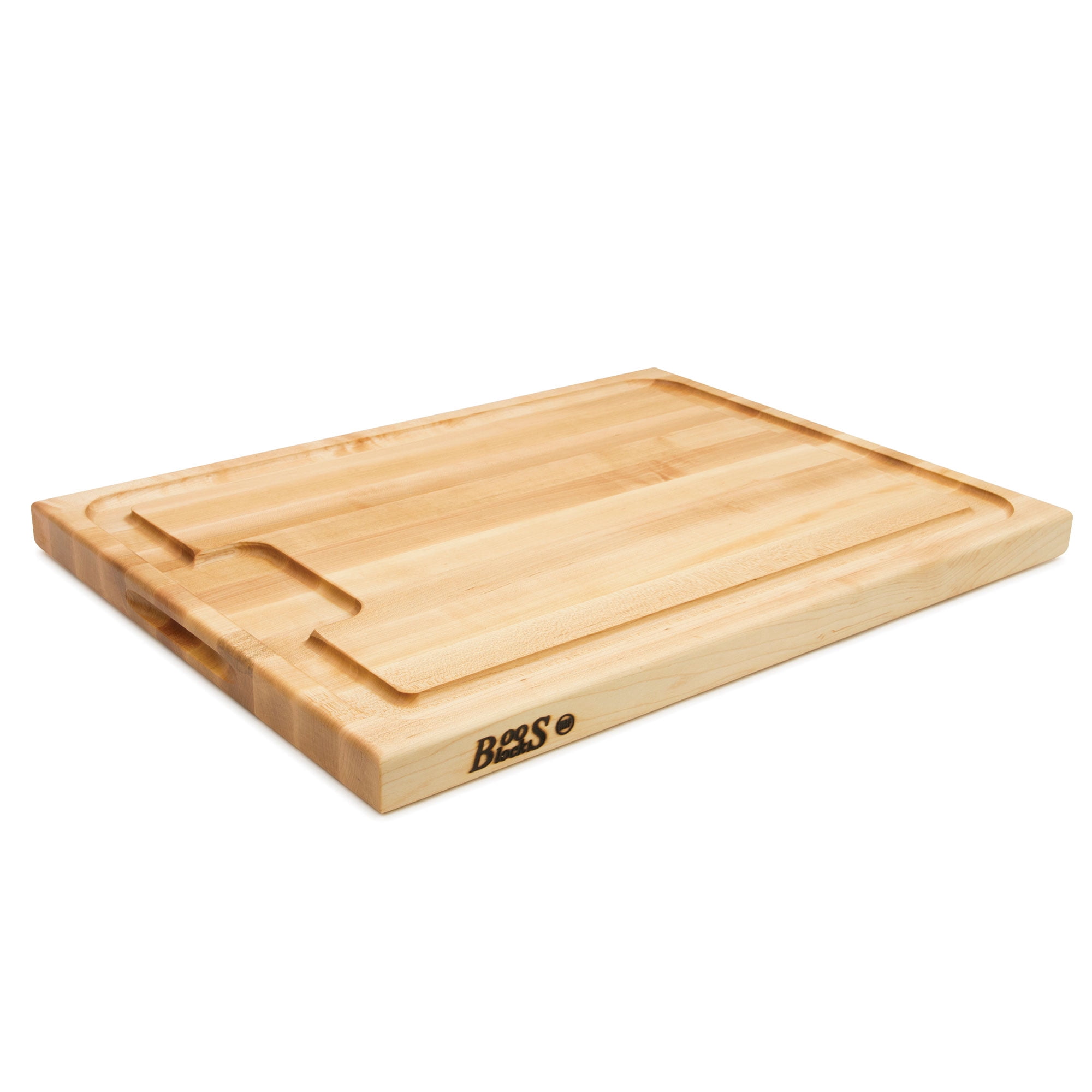 John Boos Maple Cutting Board 24x18" – Reversible Butcher Block With Juice Groove