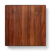 John Boos B Series Square Wood Cutting Board with Feet, 12 x 12, Walnut