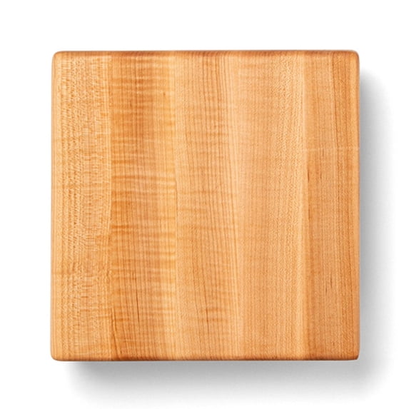 John Boos B Series Square Wood Cutting Board with Feet, 9" x 9", Maple