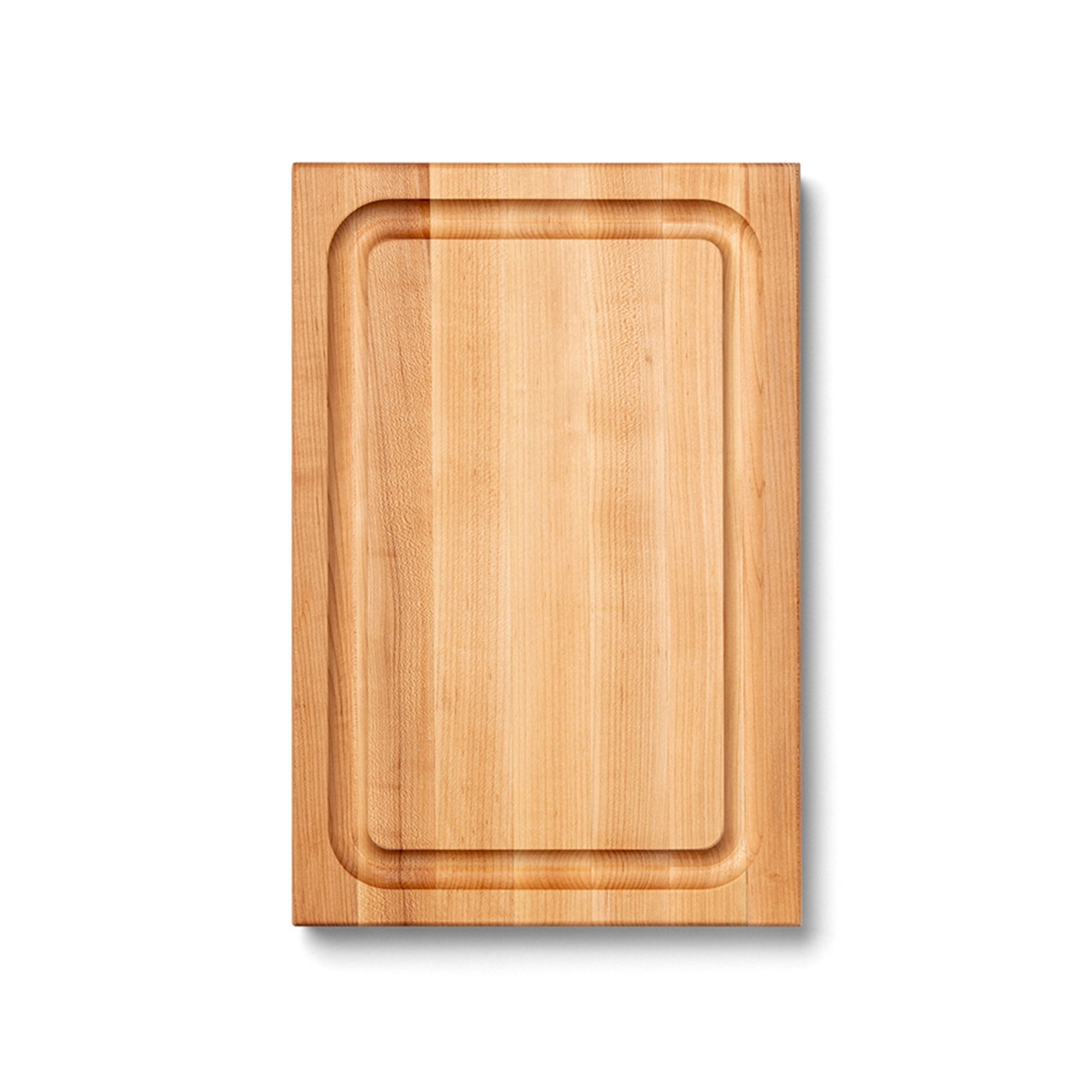 John Boos BBQ Collection Reversible Wood Cutting Board, Juice Groove, Maple