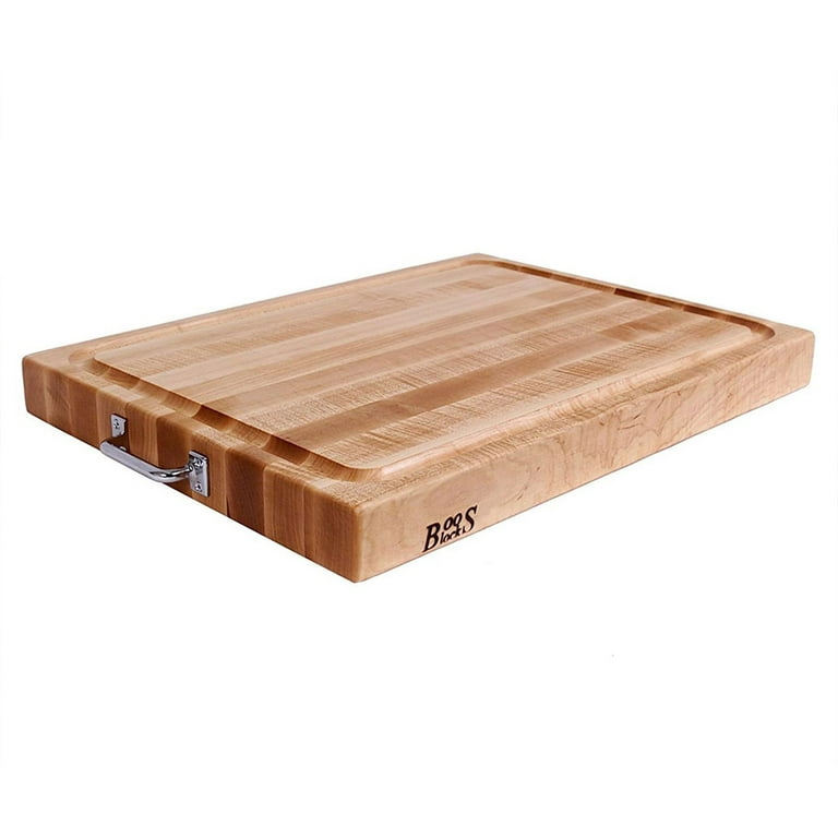 BigWood Boards Wiltshire 15 x 24 Cutting Board - Maple (No Handles)
