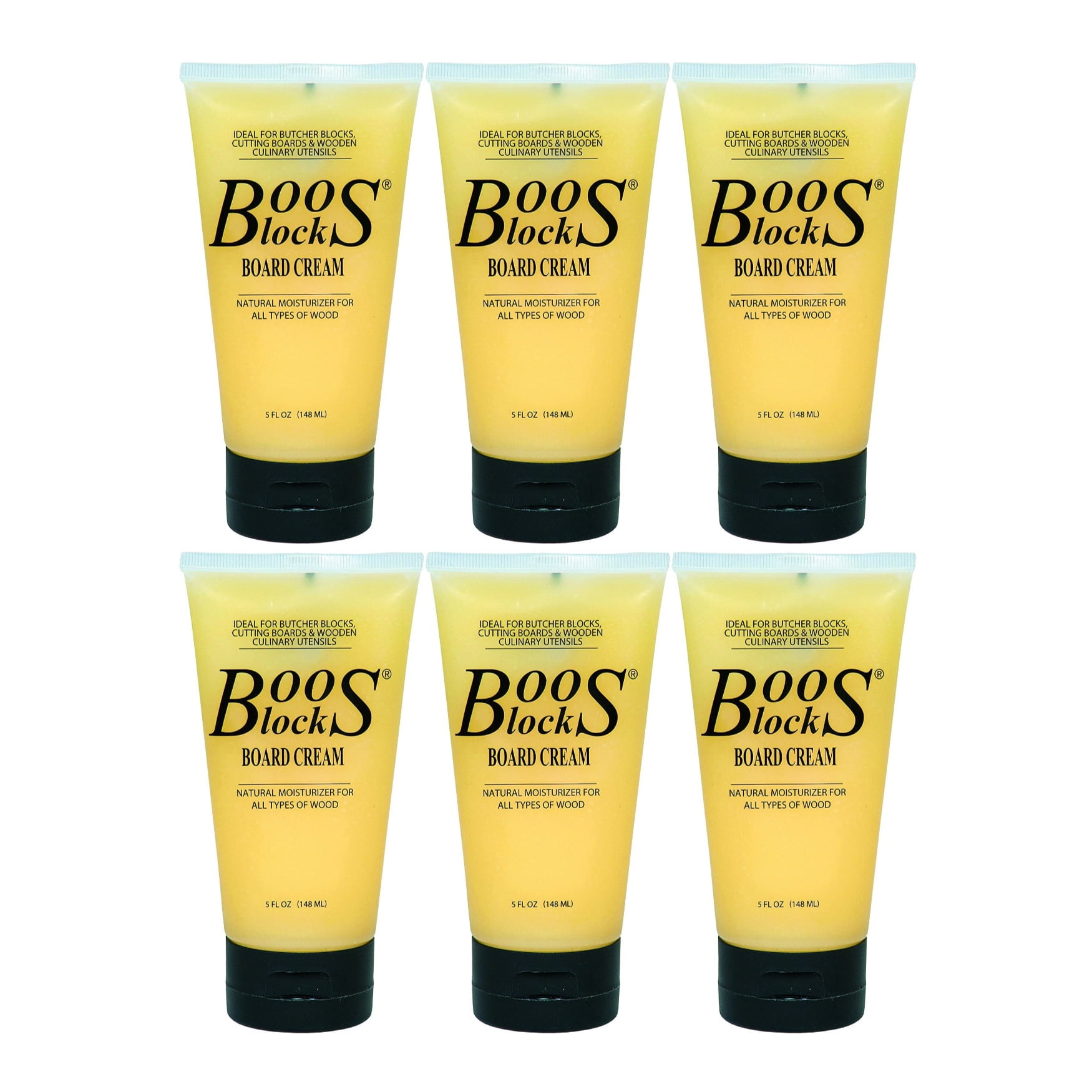 John Boos Block BWCB Butcher Block Board Cream (5 Ounce, 6Pack