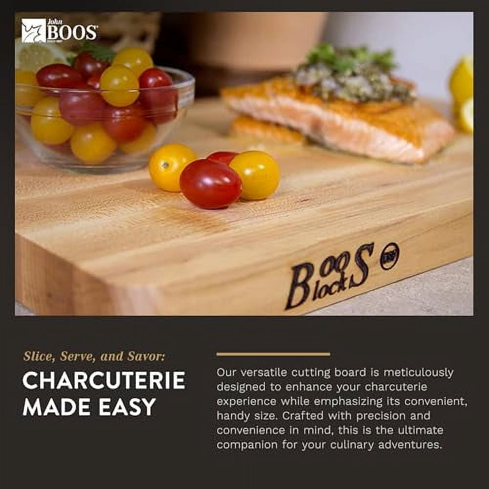 Maple Wood 16" x 10" Reversible Cutting Board with Eased Corners