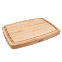 John Boos CB Reversible Wood Cutting Board with Juice Groove, Maple