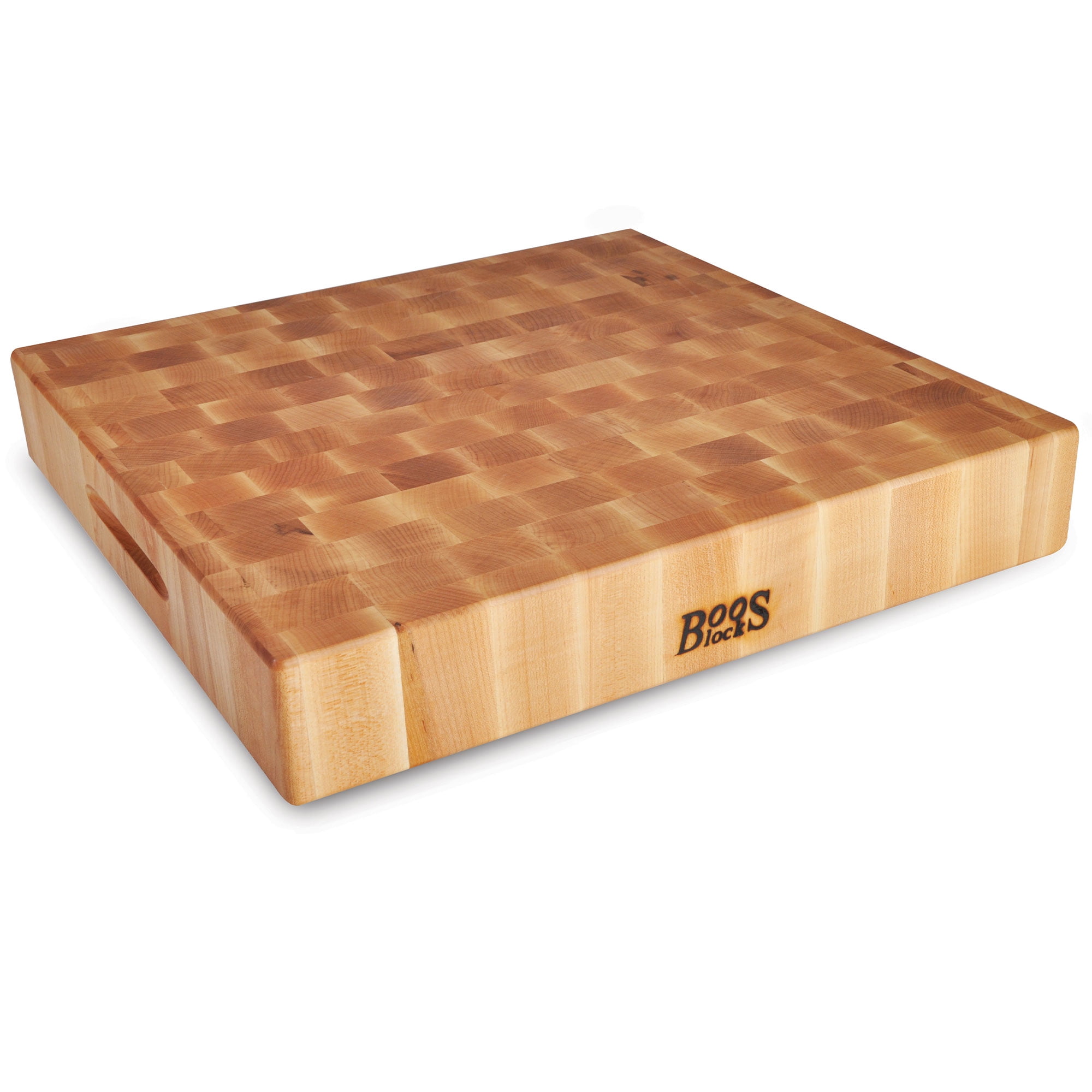 Large Maple Wood Reversible Chopping Block, 18" x 18"