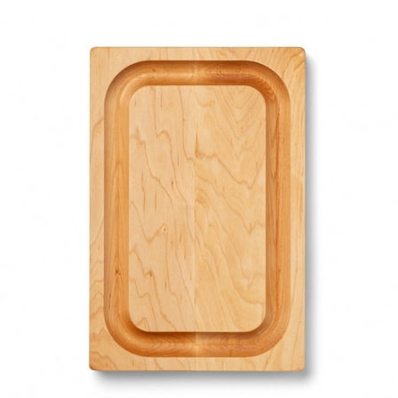 John Boos Chop-N-Slice Wood Cutting Board with Juice Groove, Maple