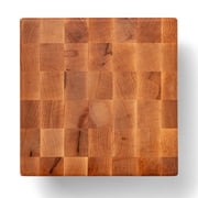 John Boos MC Series Square Wood Cutting Board with Feet, 12 x 12, Maple