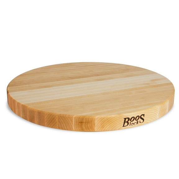 John Boos R-Board Reversible Wood Cutting Board, 18" x 18" x 1 1/2", Maple