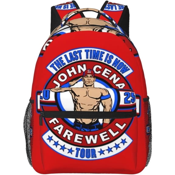 John Boxer Ce-na Wrestler Backpack Large Capacity Handiness Casual Travel Backpack 11.4X7.8X15.7 inch