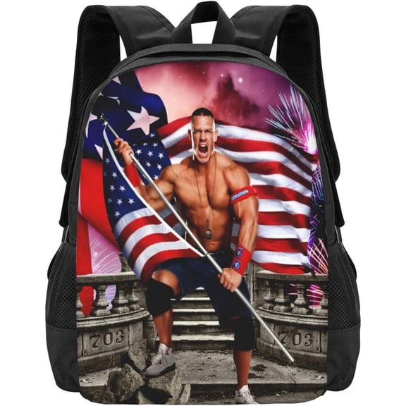John Boxer Cena Backpack Large Capacity Backpacks Minimalist Leisure Travel Daypack 16.5 inch