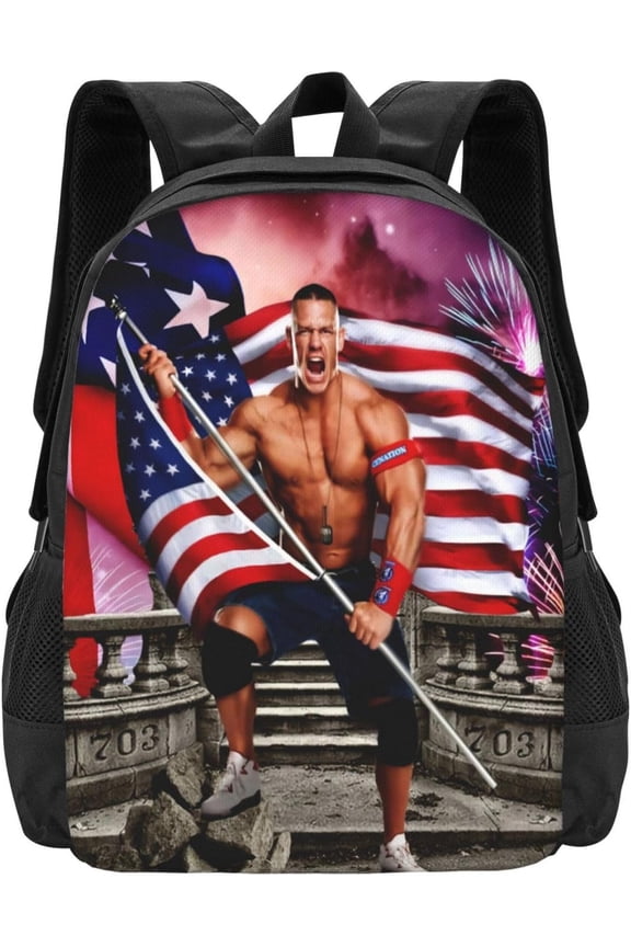 John Boxer Cena Backpack Large Capacity Backpacks Minimalist Leisure Travel Daypack 16.5 inch