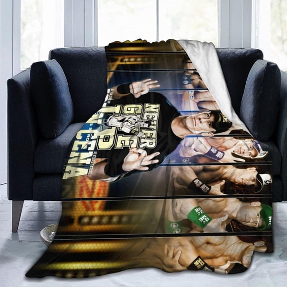 John Boxer Cena Blanket Throw Air Conditioning Blankets Soft Throws for Couch Bed All Seasons Use 40"x30"