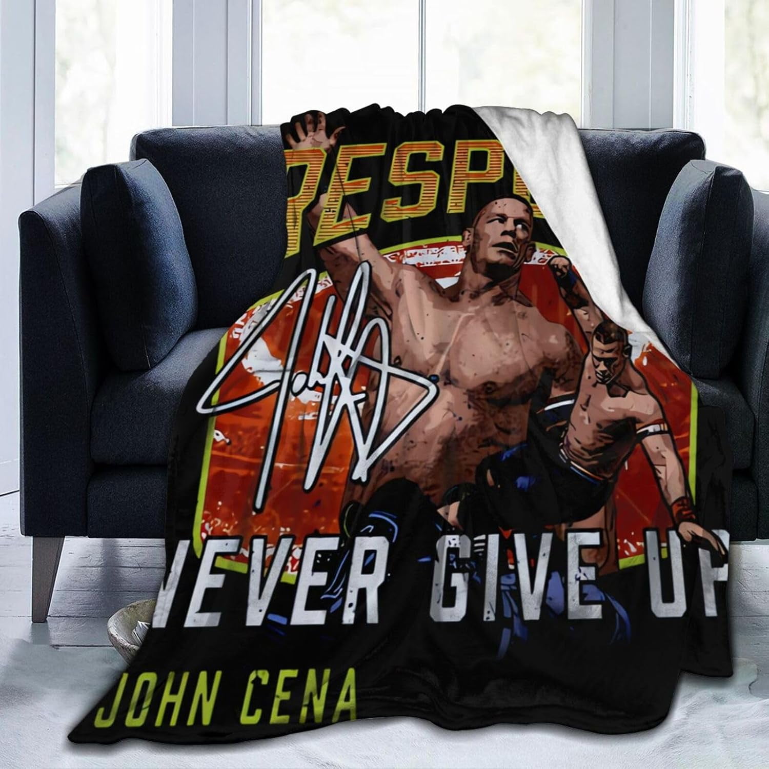 John Boxer Cena Blanket Throw Air Conditioning Blankets Soft Throws for Couch Bed All Seasons Use 40"x30"