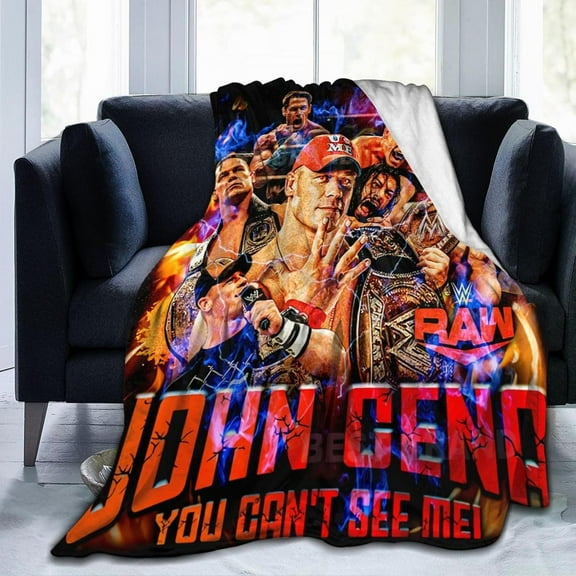 John Boxer Cena Blanket Throw Air Conditioning Blankets Soft Throws for Couch Bed All Seasons Use 40"x30"