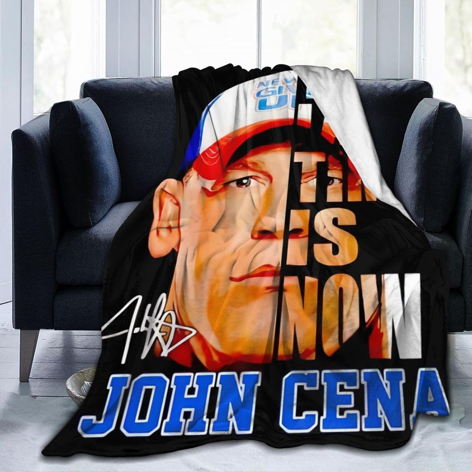 John Boxer Cena Blanket Throw Air Conditioning Blankets Soft Throws for Couch Bed All Seasons Use 40"x30"