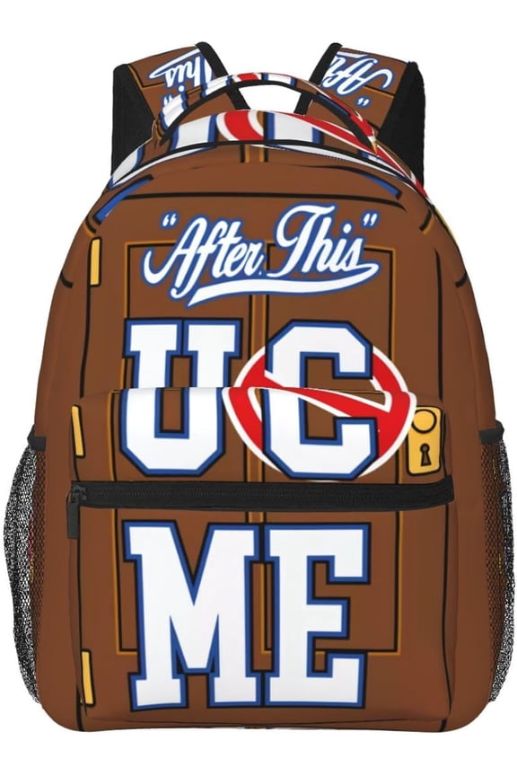 John Boxer Cena Wrestler Backpack Large Capacity Handiness Casual Travel Backpack 11.4X7.8X15.7 inch