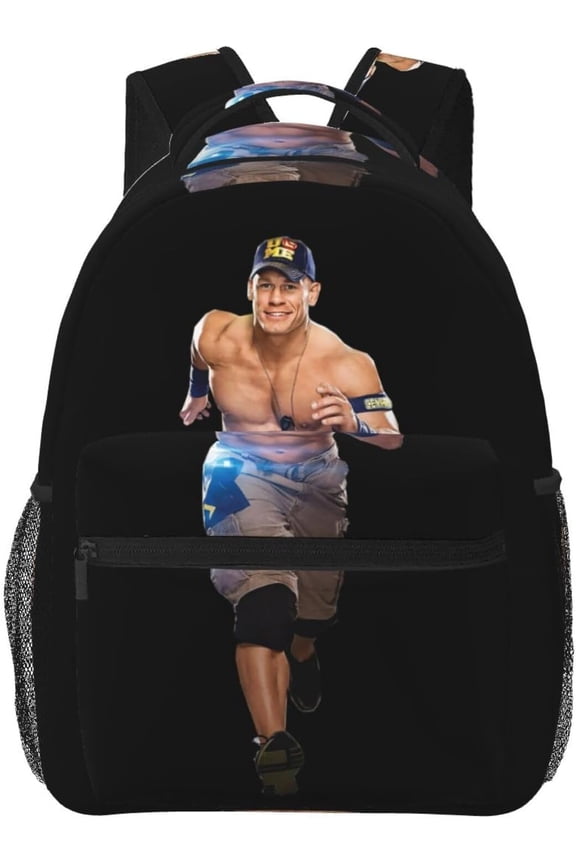 John Boxer Cena Wrestler Backpack Large Capacity Handiness Casual Travel Backpack 11.4X7.8X15.7 inch