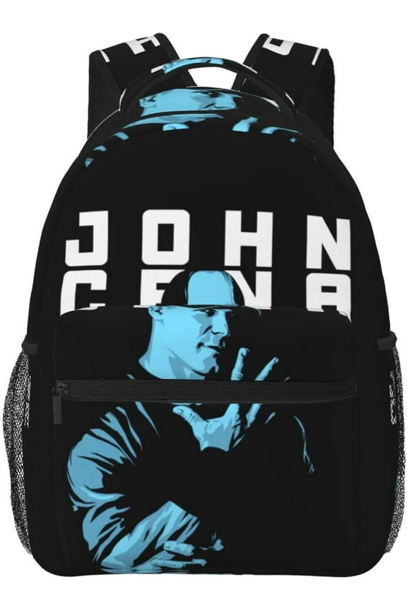 John Boxer Cena Wrestler Backpack Large Capacity Handiness Casual Travel Backpack 11.4X7.8X15.7 inch