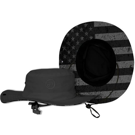 John Boy BH-USABLK-G USA Boonie Hat, Black