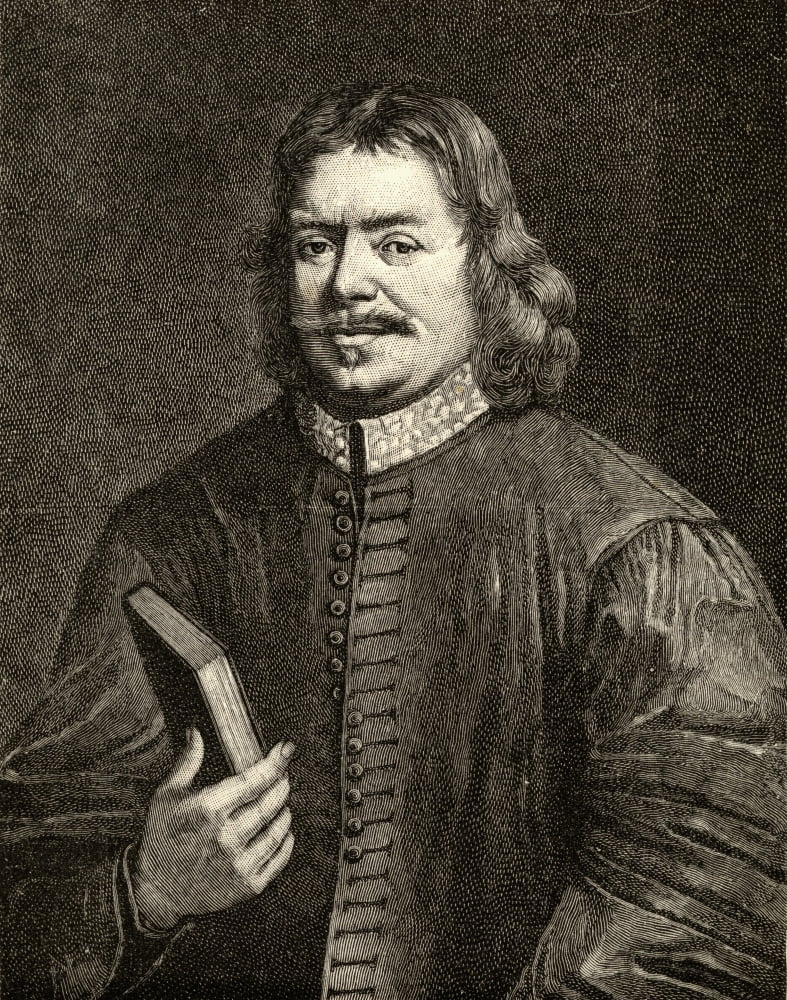 John Bunyan 1628-1688 Author Of the Pilgrims Progress From The Portrait By Sadler Canvas Art - Ken Welsh Design Pics (26 x 34)