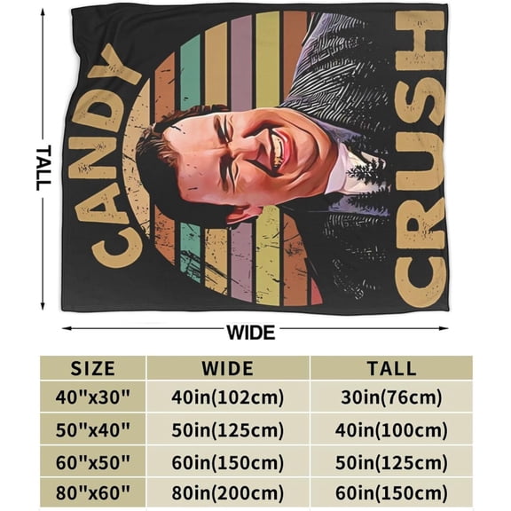 John Candy Blanket Flannel Soft Throw Blankets for Bedroom Livingroom Sofa Home 80""X60"", Black