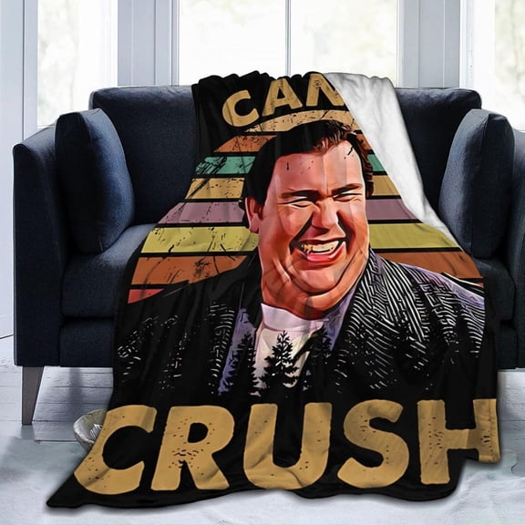 John Candy Blanket Flannel Soft Throw Blankets for Bedroom Livingroom Sofa Home 80""X60"", Black
