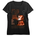 thumbnail image 1 of John Carpenter's Halloween Icons Crew Neck Short Sleeve Women's Black T-shirt-Small, 1 of 3