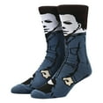 thumbnail image 1 of John Carpenter's Halloween Michael Myers 360 Character Men's Casual Crew Socks, 1 of 4