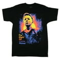 thumbnail image 1 of John Carpenter's Halloween T-Shirt Men's The Night He Came Home Adult Horror Film Tee, 1 of 3