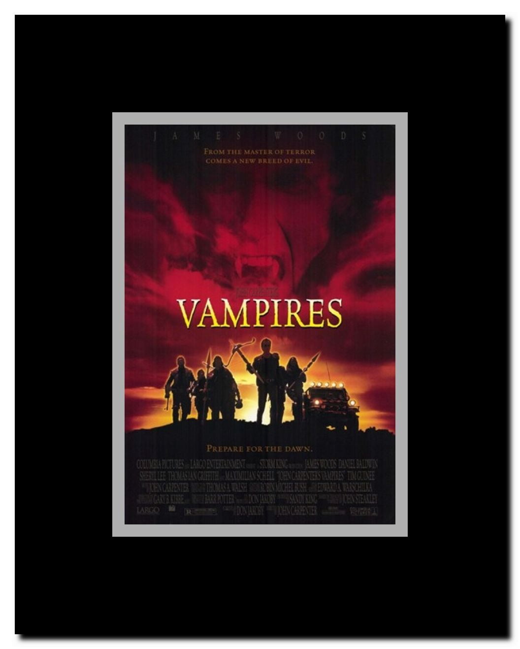John Carpenter's Vampires Framed Movie Poster