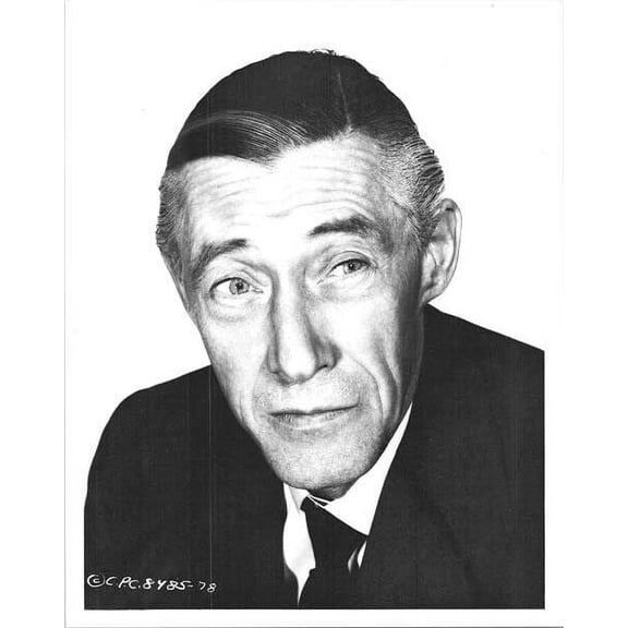 John Carradine looking dapper in this 1940's era studio portrait 8x10 inch photo