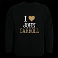 thumbnail image 1 of John Carroll University Blue Streaks I Love Crewneck Sweatshirt, Black - Extra Large, 1 of 1