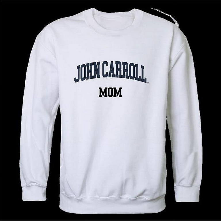John Carroll University Blue Streaks Mom Crewneck Sweatshirt White Extra Large