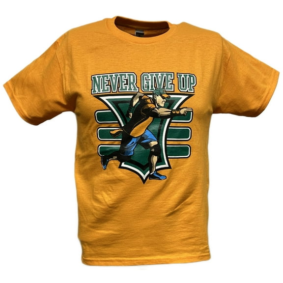 John Cena 15x Orange Kids T-shirt Boys YXL