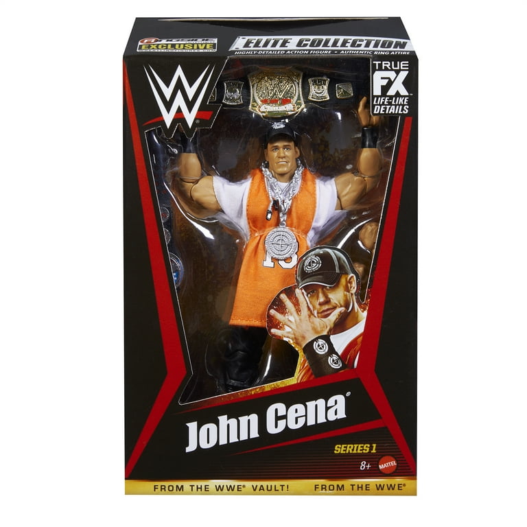 John Cena 2 Spinner Belts Best of Series 1 WWE From the Vault