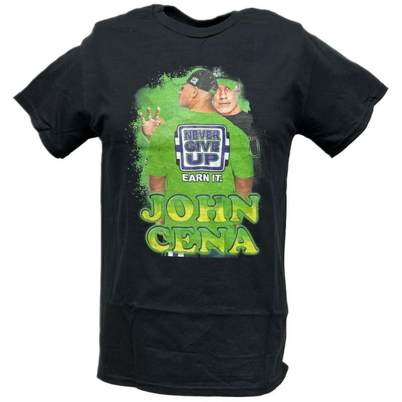 John Cena Back Me Up Mens Black T-shirt