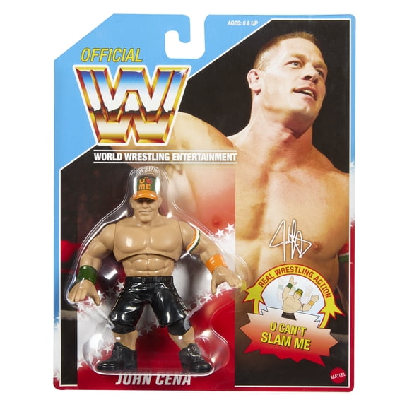 John Cena - (Best of Wave 1) WWE Retros Ringside Exclusive Mattel WWE Toy Wrestling Action Figure