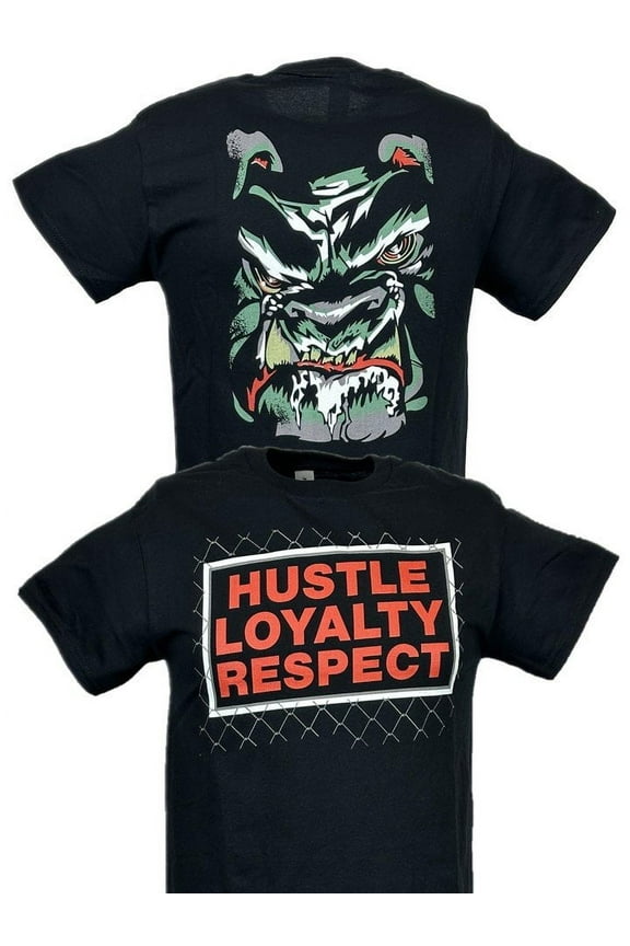 John Cena Beware of Dog Hustle Loyalty Respect Mens Black T-shirt 5XL