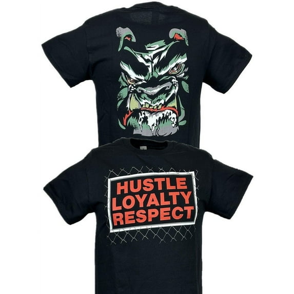 John Cena Beware of Dog Hustle Loyalty Respect Mens Black T-shirt S
