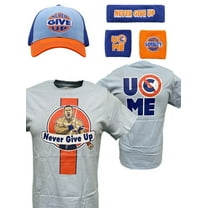 John Cena Blue Orange Never Give Up 20 Years Mens Costume