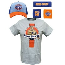 John Cena Blue Orange Never Give Up 20 Years Youth Costume