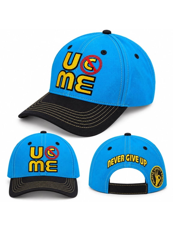 John Cena Blue Throwback U Can't See Me Baseball Cap Hat New