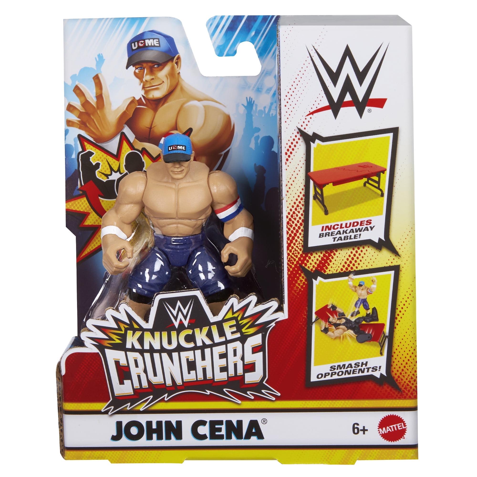 ジョンシナ WWE メリケンサック ブラスナックル JOHN CENA John Cena (Blue) - WWE Knuckle Crunchers 6 Mattel WWE Toy