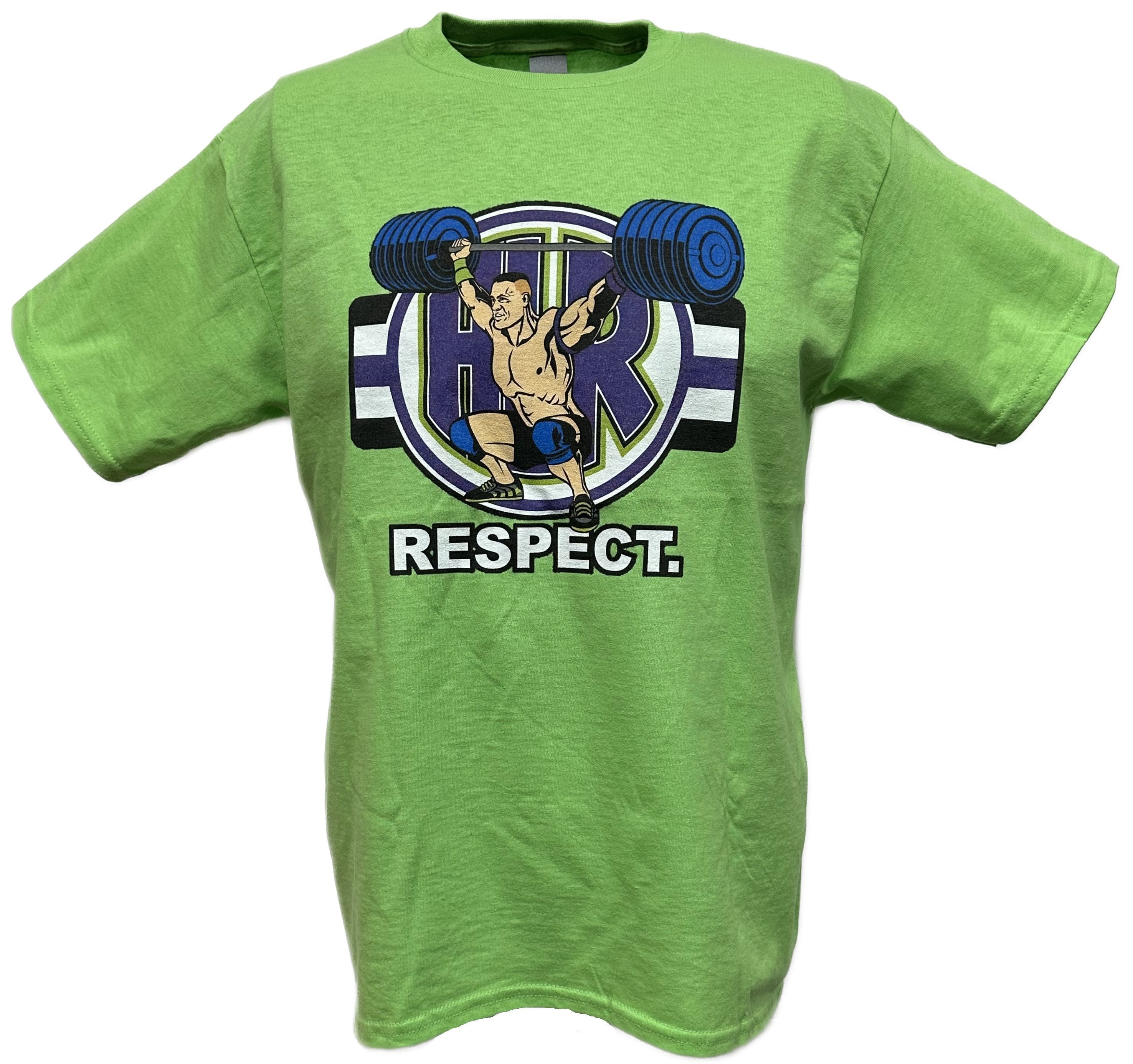 John Cena Cenation Respect Green Boys Kids T shirt YXL 18 20 Walmart