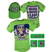 John Cena Cenation Respect Green Mens Costume Hat T-shirt Wristbands 3XL