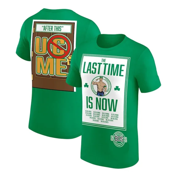 John Cena Farewell Tour 2025 Boston T-Shirt All Size